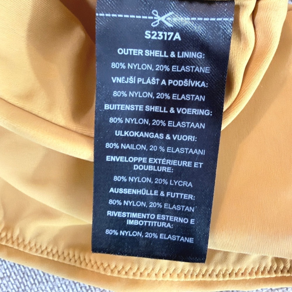 Andrea Iyamah Kasa Bikini Set Sand Yellow Underwire Top M High Waist Bottom M - Picture 10 of 13